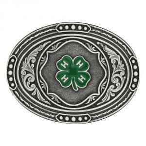 Montana Silversmiths 4-H Cable Track Attitude Buckle (A659)